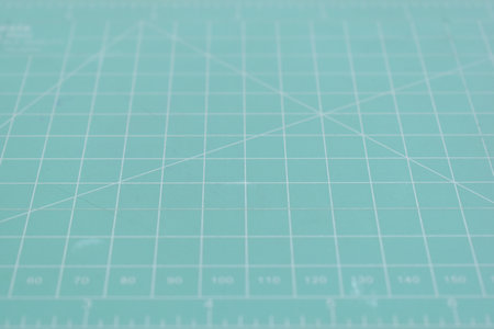 green cutting mat texture background, object tool for designの写真素材