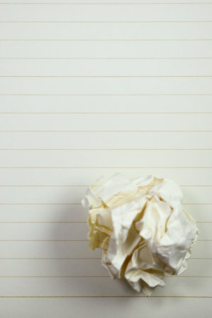 round lump paper on line paper texture background,  blank sheet notebookの写真素材