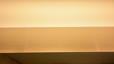 dim light on ceiling in the room, interior designの写真素材