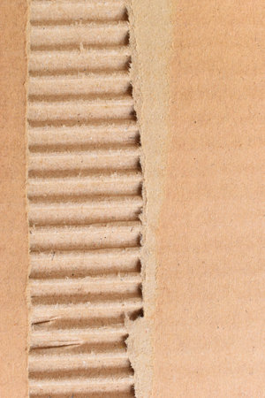 tear brown cardboard box texture background, recycle materialの写真素材