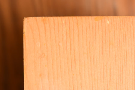 blank wood texture background, brown plank timberの写真素材