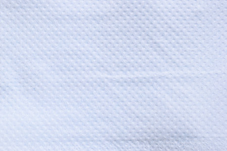 white paper tissue on blue backgroundの写真素材