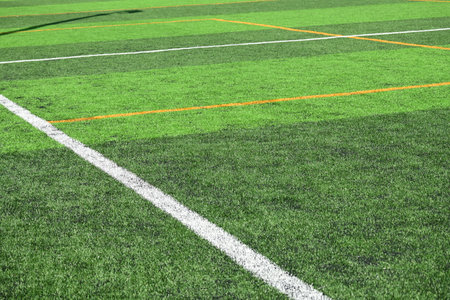 artificial green grass background for playground