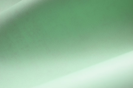 shiny light green leather texture background for designの写真素材
