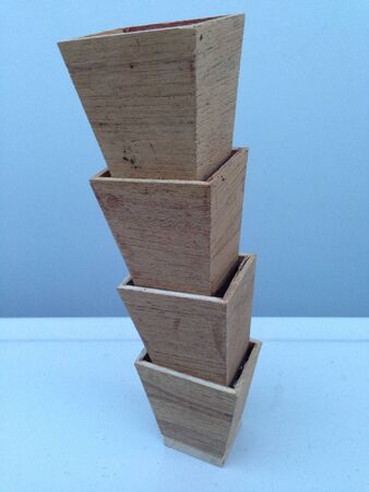 Wooden tree potの素材