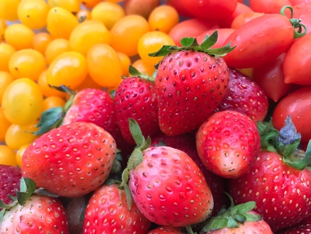 Fresh fruit and vegetablesの素材