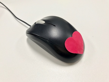Black computer mouseの素材
