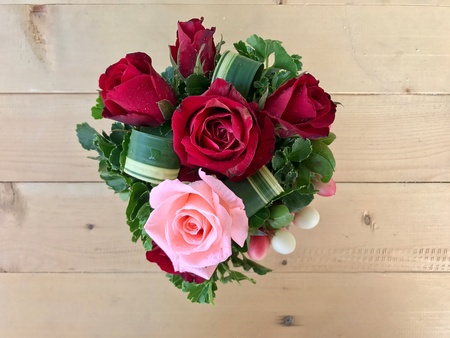 Red roses bouquetの素材