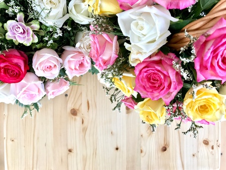 Colorful flower bouquetの素材