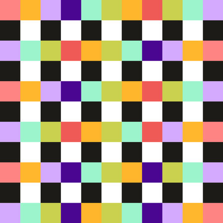 seamless geometric square pattern vintage colors 90s seamless pattern in fun background