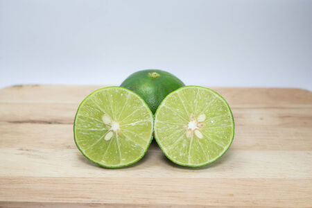 lemon, cut in half