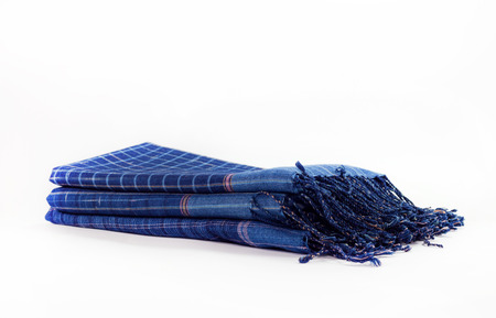 Thailand indigo dyed clothの写真素材