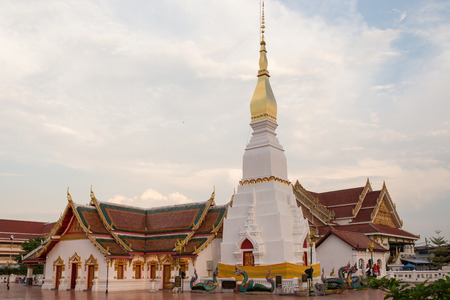 Wat Phra That Choeng Chum Master royal monastery of Wat province.の写真素材