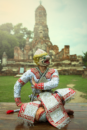 Hanuman character in literature ramayana storyの写真素材