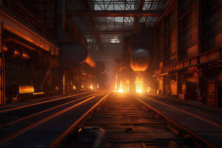 line production of melting iron in steel millsの素材
