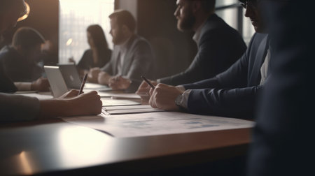 business people working togetherの素材