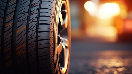 close-up car tires shop collectionの素材