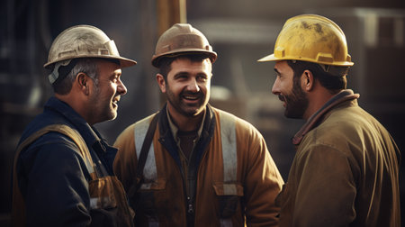 Group of engineer and workerの素材