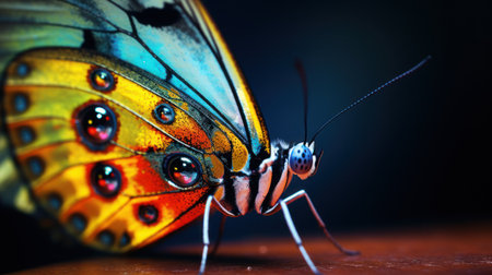 close-up beautiful butterfly in the natureの素材