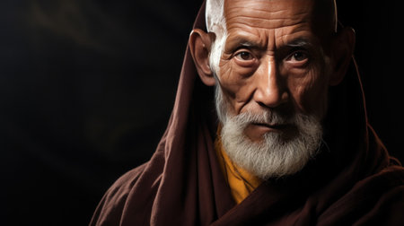 Dramatic the Tibetan senior monkの素材