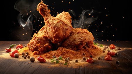 Delicious bouncy fried chickenの素材