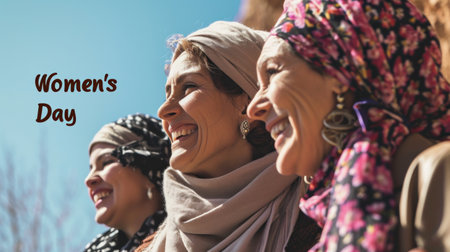 Women's Day Kazakhstan mature woman of hopeの素材