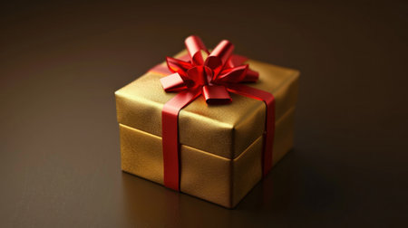 a gold box giftの素材