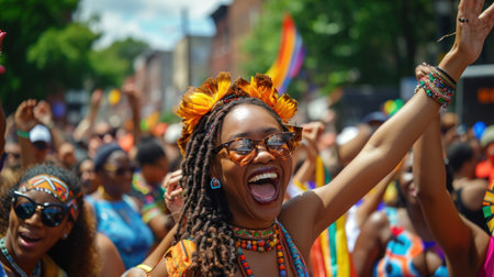 Juneteenth Parade and Festival in Philadelphiaの素材
