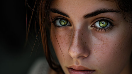 Portrait of Italian woman supermodelの素材