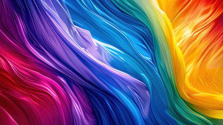 Abstract Rainbow Colorful Layered Backgroundの素材