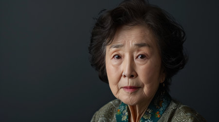 Portrait of Korean woman 40sの素材