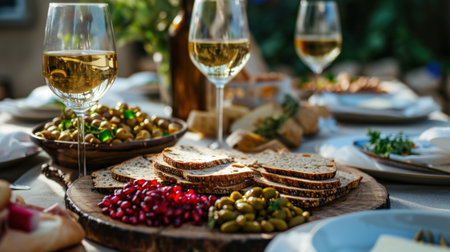 Jewish holiday of Passover matzo with kosher red wineの素材