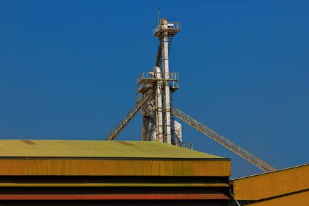 chimney and towersの写真素材