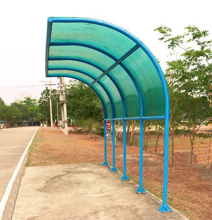 Bus stopの写真素材