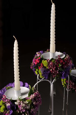 bouquet candleの写真素材