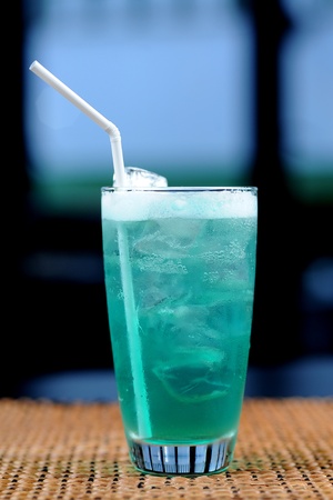 blue cocktailの写真素材