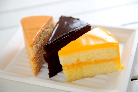 Varieties of cakes の写真素材