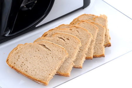 Bakery foodstuffs. Shot in a studio