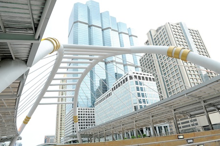 corporate buildings in perspective の写真素材