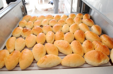 breads fresh from the ovenの写真素材
