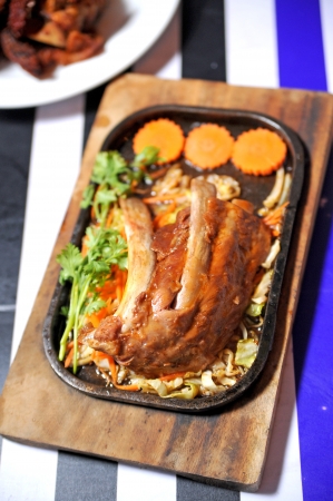 Roasted Lamb Chopsの写真素材