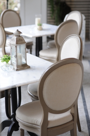 in restaurantの写真素材