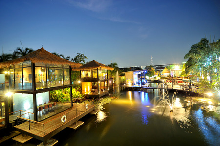 restaurant in waterのeditorial素材