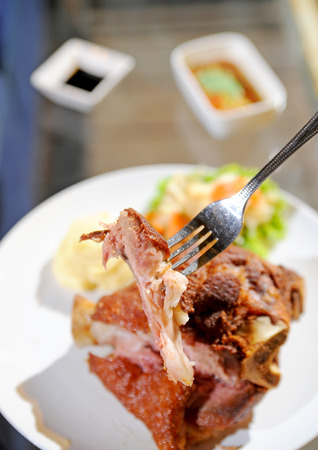 pork fryの写真素材