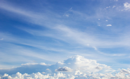 Blue sky and light cloudy.