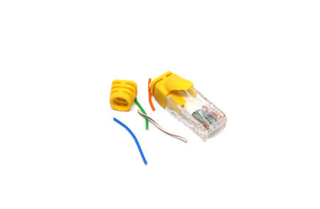 RJ45 have problem when make network cable and therefore cutting off RJ45