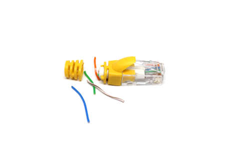 RJ45 have problem when make network cable and therefore cutting off RJ45
