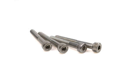 Socket cap screw side view isolated on white background head Hex