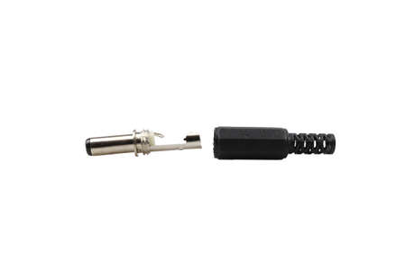 DC Power Connector DC Plug isolated on white background