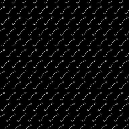Seamless star pattern. Beautiful dotted lines and curves patterns, textiles, tiles, patterns on carpets and bedding.の写真素材
